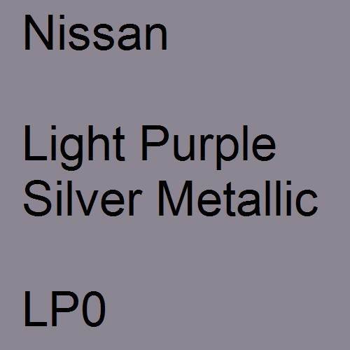 Nissan, Light Purple Silver Metallic, LP0.